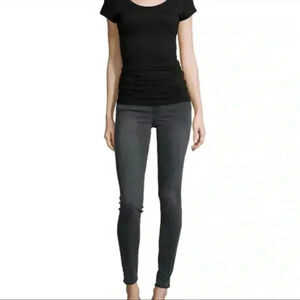 J Brand Super Skinny Photo Ready Jean Night Bird Faded Black 28